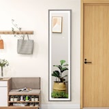 thumbnail of HOMCOM espejo de cuerpo entero con luz LED 160x40 cm espejo de pie o pared con iluminación de 3 colores táctil inteligente función de memoria gris