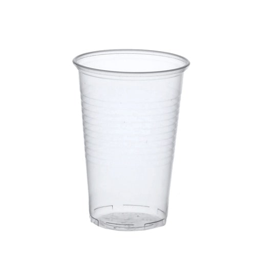 Pro Pac 50 Trinkbecher, PP 0,5 l Ø 9,5 cm · 13,7 cm transparent mit Schaumrand (95489, 50 Stück)