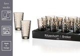 thumbnail of Ritzenhoff & Breker Favo Krug- und Longdrinkglasset 7-teilig braun