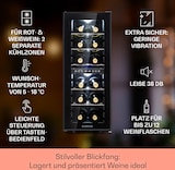 thumbnail of Klarstein Shiraz 12 Duo Weinkühlschrank 2 Zonen 42L/12 Flaschen 5-12 / 12-18 °C Touch Schwarz