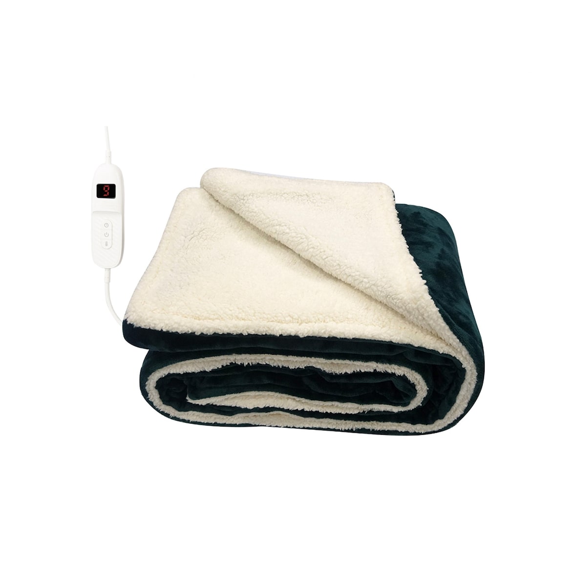 PURLINE Heizdecke mit Schafsfelloberfläche WARMER BED PLUS