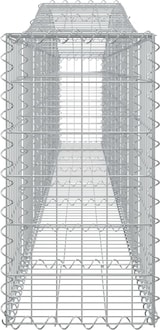 thumbnail of vidaXL Gabionen mit Hochbogen 25 Stk. 400x30x60/80 cm Verzinktes Eisen