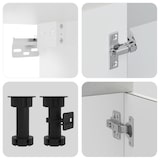 thumbnail of vidaXL 14-delige Keukenkastenset Kalmar bewerkt hout betongrijs