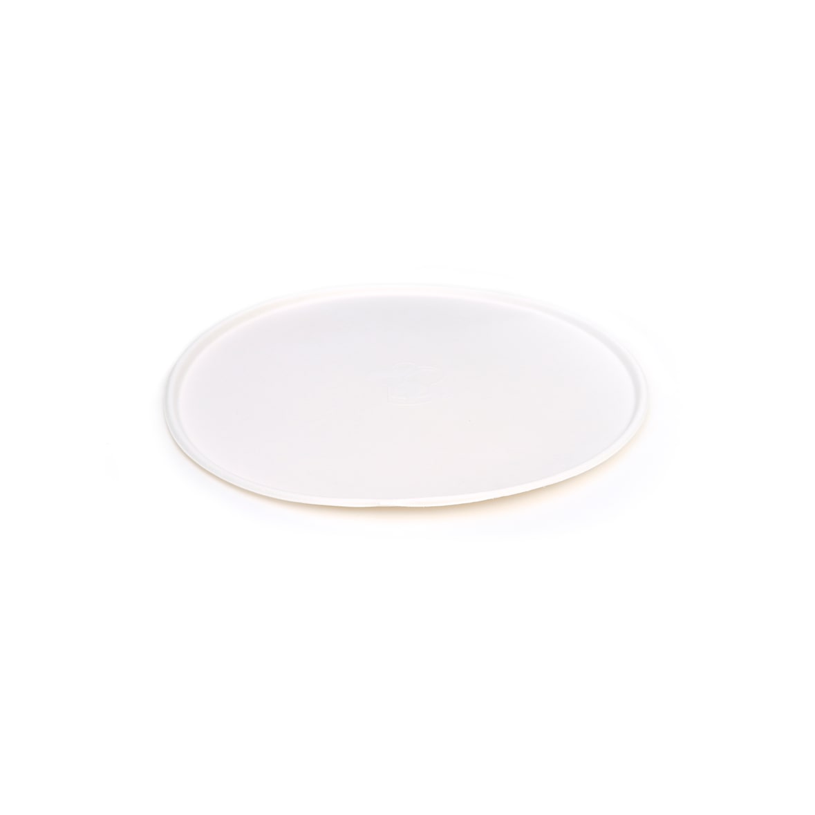 Biologisch abbaubare und kompostierbare Pizzateller rund, weiß  Ø 32 cm  300 Stück