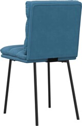 thumbnail of vidaXL Esszimmerstühle 2 Stk. Blau Samt