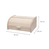 thumbnail of Lot de 2 huches à pain en bois Fackelmann Boissellerie