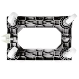 thumbnail of GILAC Socle rouleur 4 roues pivotantes - chape acier - - L - Noir G170141