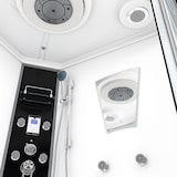 thumbnail of Dusche Duschkabine D26-EH-EA Duschtempel Sauna 130x130 cm OHNE 2K ScheibenVersiegelung