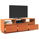 thumbnail of vidaXL TV-Schrank Wachsbraun 140x37x50 cm Massivholz Kiefer