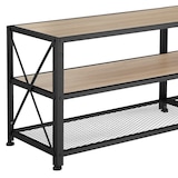 thumbnail of tectake Meuble bas - 161 cm, Bois clair industriel, Chêne Sonoma - 404544