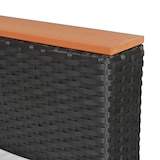 thumbnail of vidaXL 4-tlg. Garten-Lounge-Set mit Auflagen Poly Rattan Schwarz