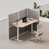 thumbnail of Tabique acústico / Tabique móvil FLEXMIUT MODUL L 167x192 PET gris hjh OFFICE