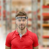 thumbnail of Visière de protection 36x23 cm  Polycarbonate Anti reflet et Anti buée Serre tête Ajustable VITO