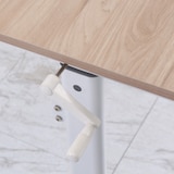 thumbnail of Vinsetto Secretária de Pé com Altura Ajustável a Manivela 120x60x117cm Madeira