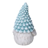 thumbnail of Vacchetti Gnomo in resina azzurro seduto con led cm ø21,5h36,5