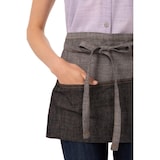 thumbnail of Delantal con pechera negro Whites