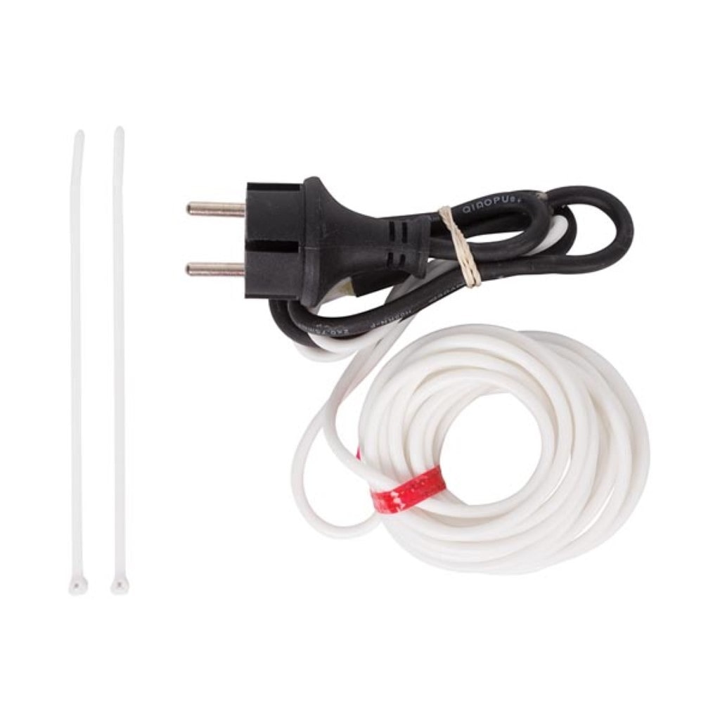 Perel Cordon chauffant antigel pour tuyauterie, usage intérieur et extérieur, IP68, 6 m