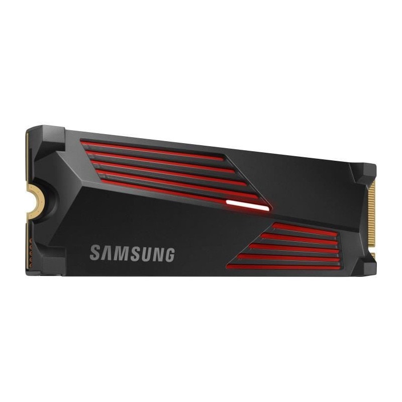 Samsung - 990 Pro - Disque Ssd Interne - 1 To - Avec Dissipateur - Pcie 4.0 - Nvme 2.0 - M2 2280 - Jusqu'a 7450 Mo/s (mz-v9p1t0g