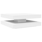 thumbnail of vidaXL Couchtisch 360-Grad Drehbar Weiß 90x90x34,5 cm