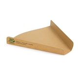 thumbnail of 80 Cartons pour part de pizza, en carton "pure" 2,5 cm x 17,1 cm x 18,3 cm marron "100% Fair"