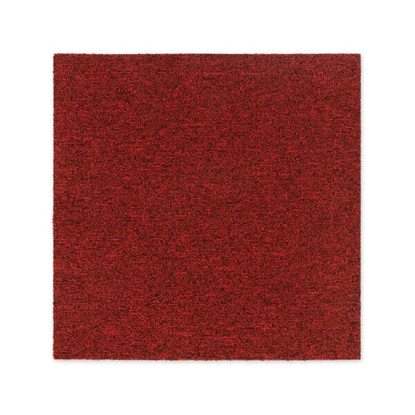 Teppichfliesen Moscow selbstliegend - 50 x 50 cm / Rot