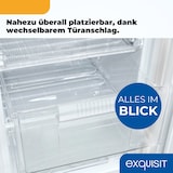 thumbnail of Exquisit Gefrierschrank GS581-051C weiss | Nutzinhalt: 85 L | 4-Sterne-Gefrieren | Türanschlag wechselbar | Standgerät