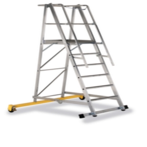 ZARGES Rollbare Plattformleiter