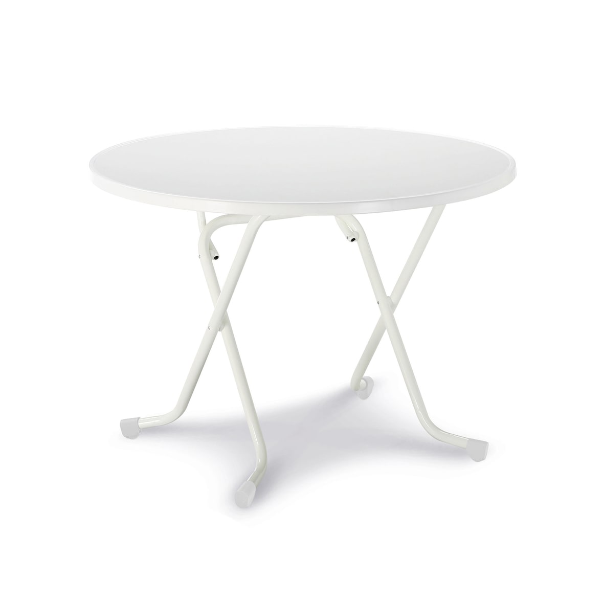 Dublin - Klaptafel rond ø100cm   Wit
