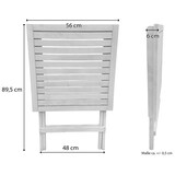 thumbnail of Set Tisch mit 2 Stühlen Gartenstühle  10-210-2T