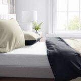 thumbnail of Baumwolle Bettwäsche Set 200x200 cm Taupe Anthrazit Wendebettwäsche mit Reißverschluss