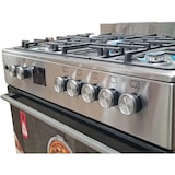 thumbnail of Gasline Gourmet GAG90GOXEL – 90cm Gasstandherd Elektro-Backofen mit 5 leistungsstarken Brennern für LPG 50mBar inkl. Gasschlauch & Druckregler