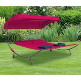 thumbnail of VCM Sonnenliege Bindox Rot H. 137 x B. 180 x T. 200 cm