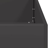 thumbnail of vidaXL Plantenbak 200x40x40 cm koudgewalst staal zwart