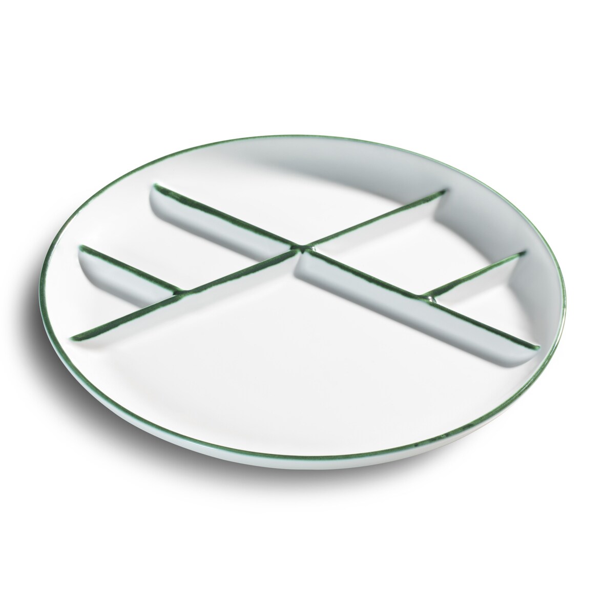 Gmundner Keramik Grüner Rand, Fondueteller