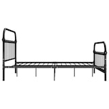 thumbnail of vidaXL Bettgestell Schwarz Metall 140×200 cm