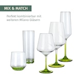 thumbnail of Milano Longdrinkglas green line 2er Set aus Polycarbonat 330 ml bruchfest BPA-frei leicht – für Longdrinks Softdrinks