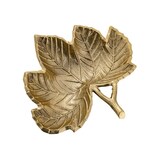 thumbnail of Dekoschale Schale Aluminium  Blattschale : gold