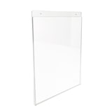 thumbnail of Danieli Store | Soporte para cartel de pared en metacrilato con agujeros para ser fijado | Expositor para avisos de pared | (5 Unidades A4 Vertical)