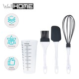 thumbnail of WellHome - Anthrazitfarbenes Silikon-Backformen-Set - Hitzebeständig bis 425°C