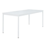 thumbnail of Schreibtisch Profi Besprechungstisch Computertisch 160 x 80 cm RAL 9003 Weiß/Weiß  331107