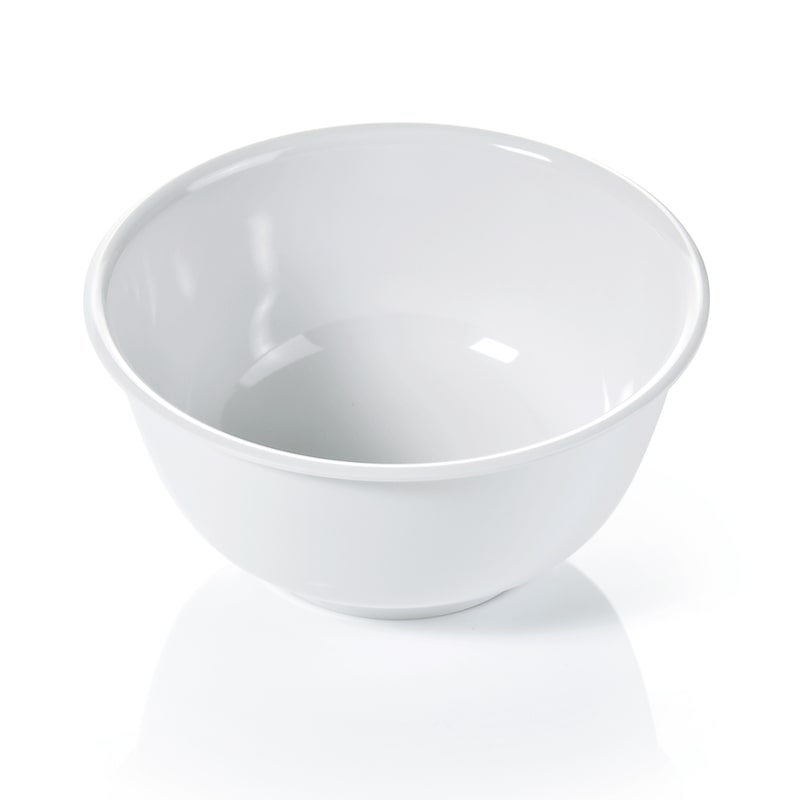 16x Schale Melamin 1150 ml weiß bruchfest Ø 18 cm