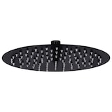 thumbnail of Helloshop26 - Soffione doccia a pioggia soffione doccia accessorio per il bagno acciaio inox 25 cm rotondo nero 02_0002073