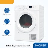 thumbnail of Exquisit Wärmepumpentrockner TWP5803-030 weiss | 8 kg Fassungsvermögen | Energieeffizienzklasse E | Kindersicherung | Auto Abschaltung