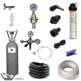 thumbnail of Anschlußpaket Sprudel Tafelwassergerät Aktivkohle Filter 2Kg CO2 Untertisch UTK
