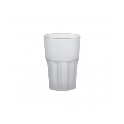 Bicchiere Granity In Plastica San Cl 35 Alto Satinato H 12,2 Ø Cm 8,3 Confezione Da 8