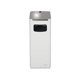 thumbnail of PROREGAL Robuster & modularer Wertstoffsammler | 22 Liter, HxBxT 68x25x25cm | Verzinkter Stahl | Lichtgrau | Mülleimer Abfalleimer Müllkorb
