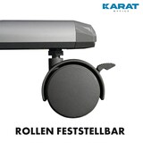 thumbnail of Stellwand doppelseitig - Mobile und faltbare Trennwand - Rahmen aus Aluminium - Filz / 270 x 120 cm