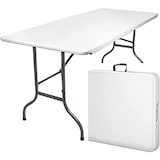 thumbnail of Garden Friend Tavolo rettangolare pieghevole Horeca struttura in acciaio top in HDPE 180x74x74H cm bianco