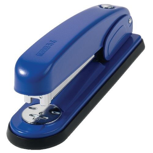 Novus NOVUS OFFICE Heftgerät B 6 Halbstreifen 30 Blatt Blau 24/6, 26/6 Kunststoff, Metall