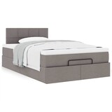 thumbnail of vidaXL Ottoman-Bett mit Matratze Taupe 120x200 cm Stoff
